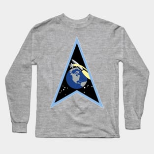 Space Force Delta 12 Logo Long Sleeve T-Shirt